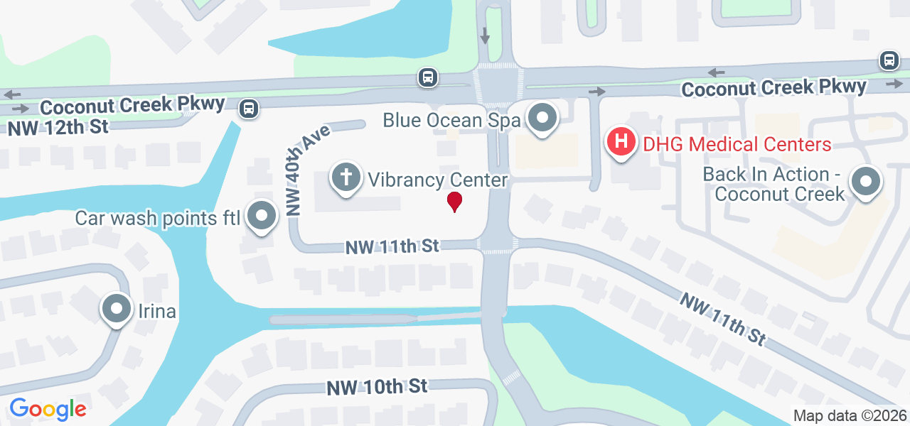 Map of where space is available in Coconut Creek