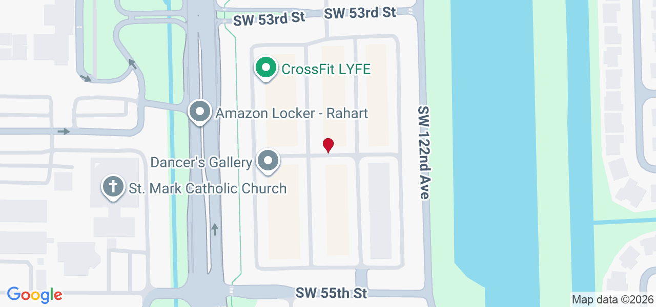Map of where space is available in Cooper City