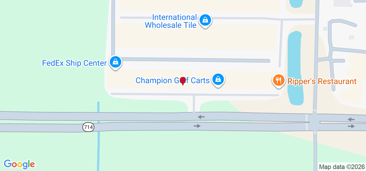 Map of where space is available in Palm City