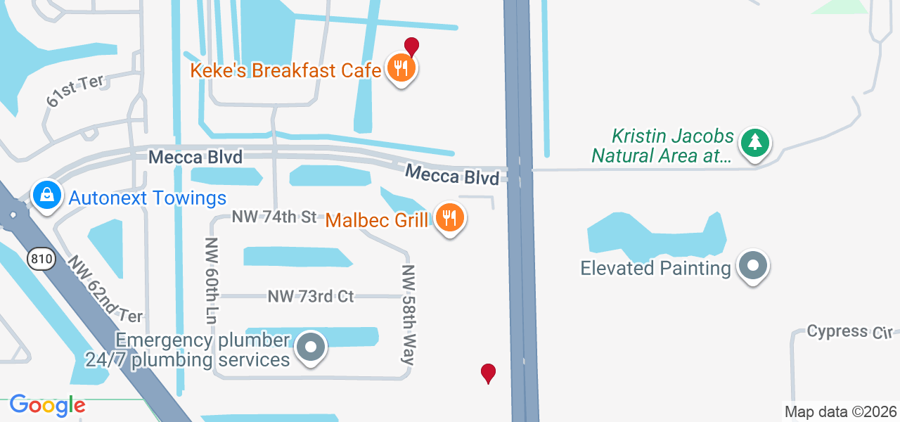 Map of where space is available in Parkland